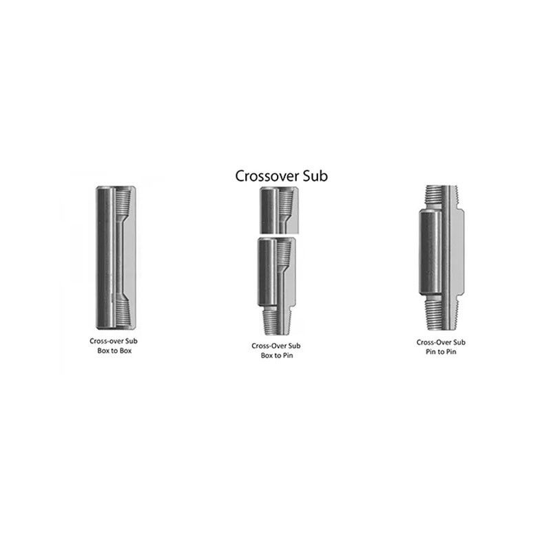 High Performance Crossover Sub Drilling API-standaard voor Down The Hole Drilling Pipe