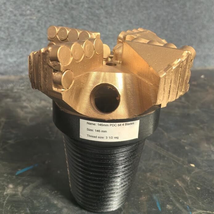 Chinese fabriek op maat van hoge kwaliteit type PDC Drag Bit Voor steenkoolmijn water goed boren
